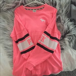 PINK Bright Pink Long Sleeve Tunic